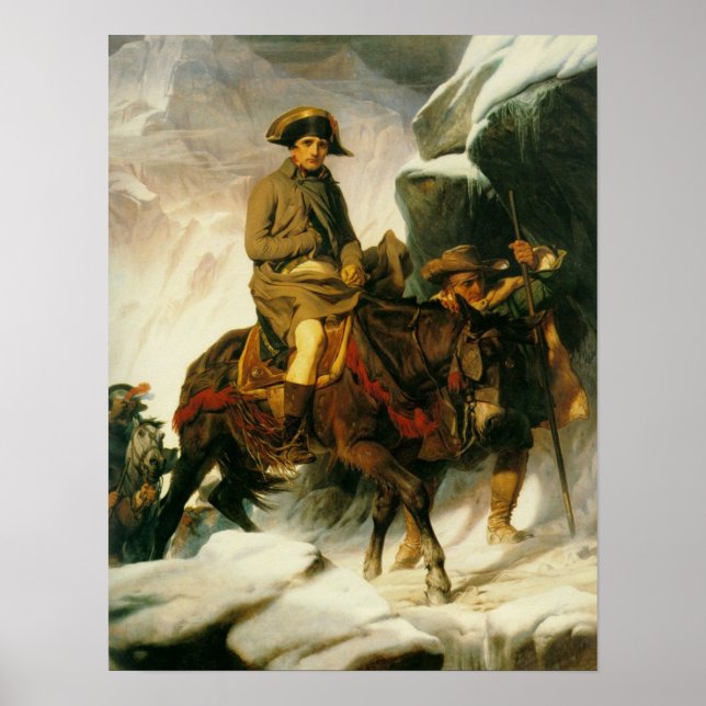 Napoleon Crossing The Alps Poster (Front)