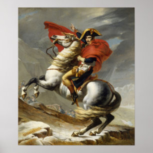Napoleon Crossing The Alps Poster