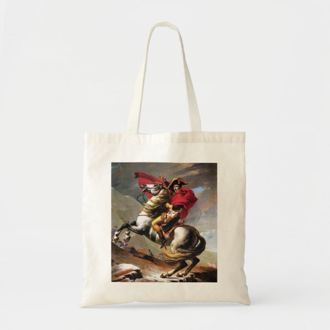 Napoleon Crossing the Alps Tote Bag (Front)