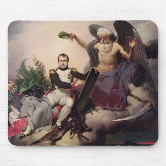 Napoleon  Crowned by Time, before 1833 Mouse Pad (Front)