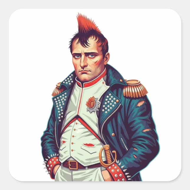 Napoléon décapsuleur square sticker (Front)