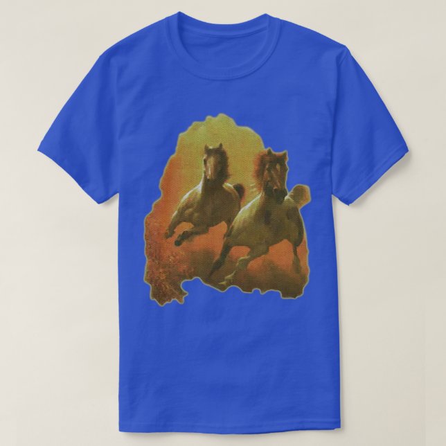 Napoleon Dynamite Galloping Horses T-Shirt (Design Front)