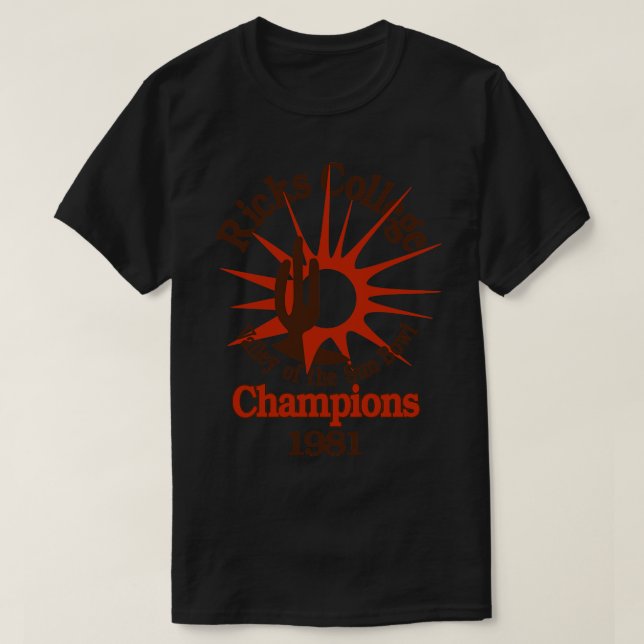Napoleon Dynamite Ricks College Champions T-Shirt (Design Front)