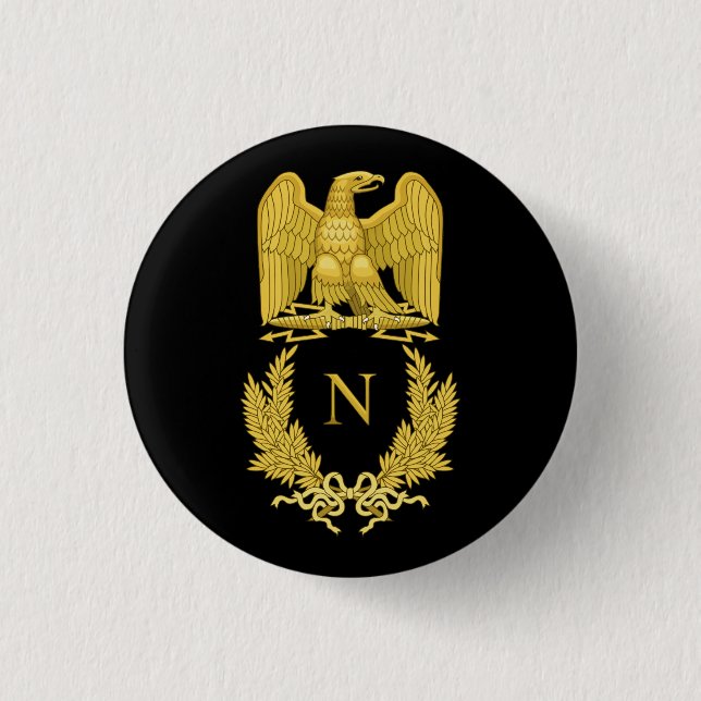 Napoleon Emblem 3 Cm Round Badge (Front)