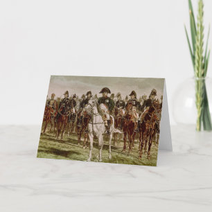 Napoleon I and his Staff, c.1860 Card