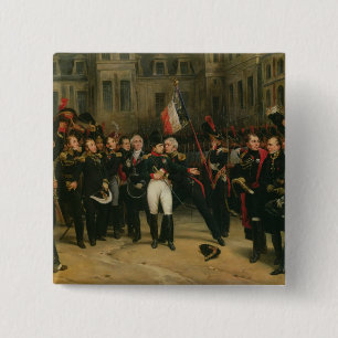 Napoleon I  Bidding Farewell to the Imperial 15 Cm Square Badge