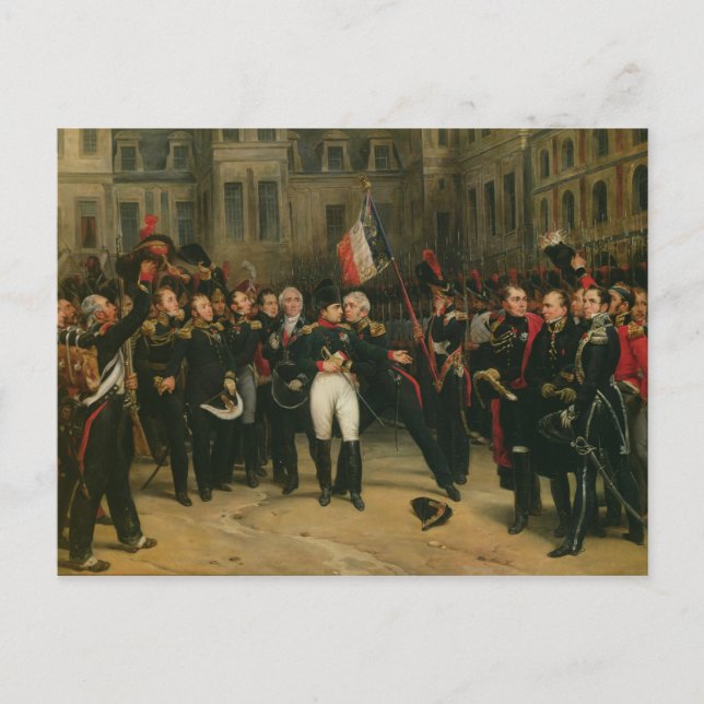 Napoleon I  Bidding Farewell to the Imperial Postcard (Front)