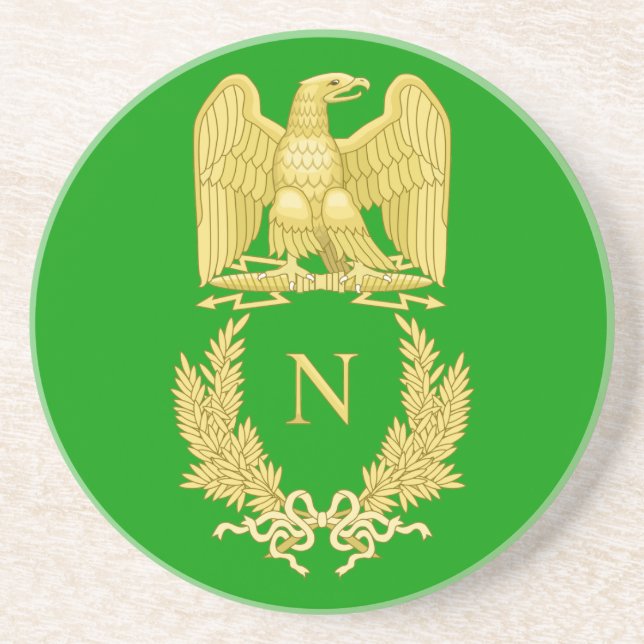 Napoleon I Famous Eagle Emblem Coaster (Front)