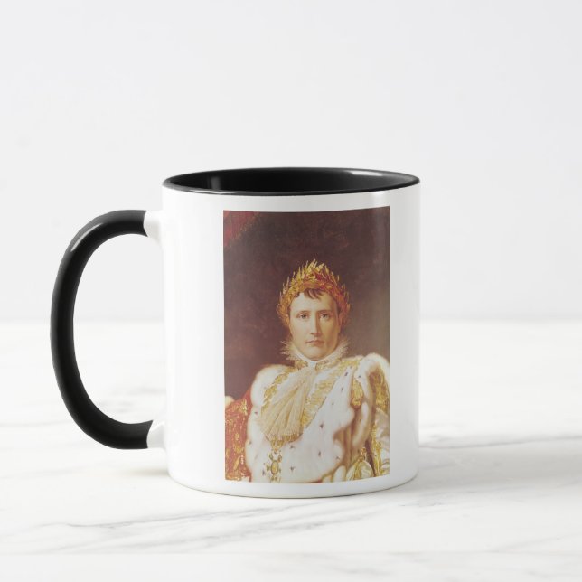 Napoleon I  in Coronation Robes, c.1804 Mug (Left)