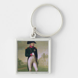 Napoleon I in Front of the Chateau de Malmaison Key Ring