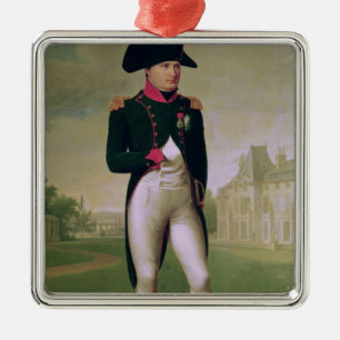Napoleon I in Front of the Chateau de Malmaison Metal Ornament