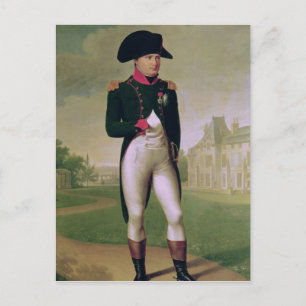 Napoleon I  in Front of the Chateau de Malmaison Postcard