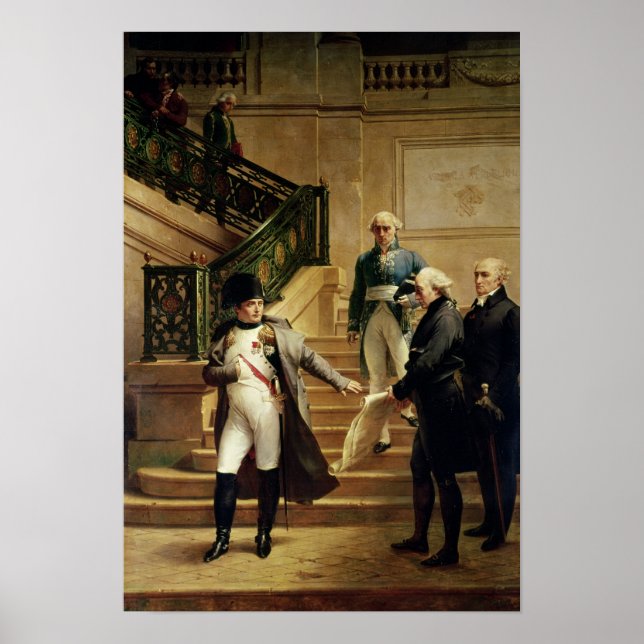 Napoleon I in the Palais Royal Poster (Front)