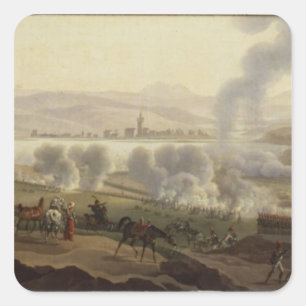 Napoleon I in Wagram in 1809 Square Sticker