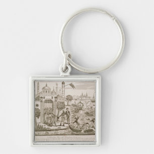 Napoleon I Landing in Alexandria, 2nd July 1798 Key Ring