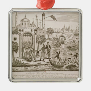 Napoleon I Landing in Alexandria, 2nd July 1798 Metal Ornament
