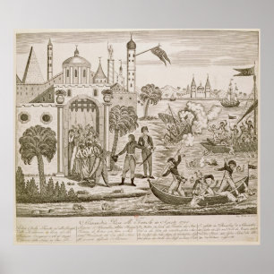 Napoleon I Landing in Alexandria, 2nd July 1798 Poster
