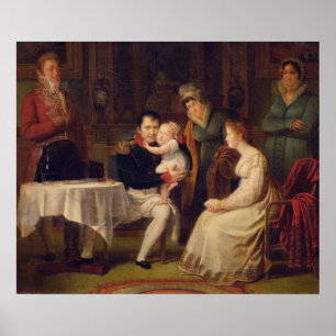 Napoleon I  Marie Louise  and the King of Rome Poster