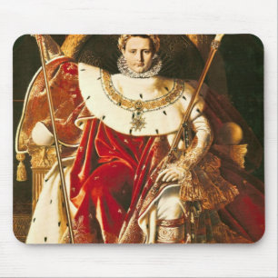 Napoleon I on the Imperial Throne, 1806 Mouse Pad