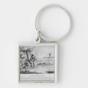 Napoleon I on the island of St. Helena Key Ring