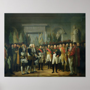 Napoleon I Receiving the Deputies Poster