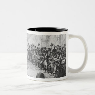 Napoleon I  returning from Elba Two-Tone Coffee Mug