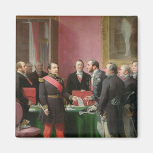 Napoleon III  Hands Over The Decree Magnet