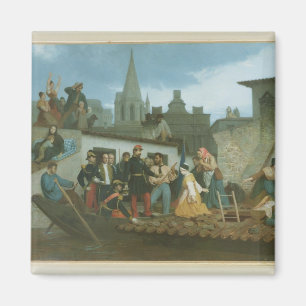 Napoleon III Visiting Flood Victims of Magnet