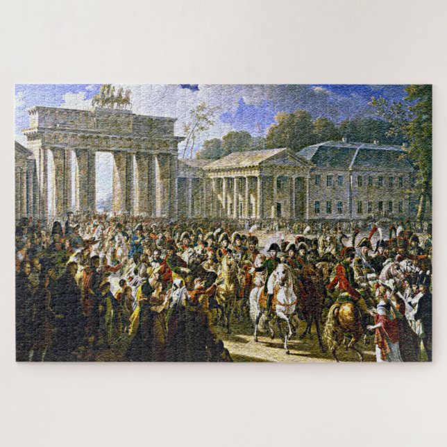 Napoleon in Berlin near the Brandenburg Gate 20x30 Jigsaw Puzzle (Horizontal)