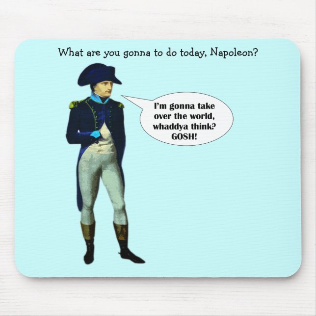 Napoleon is Dynamite! Mouse Pad (Front)