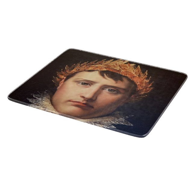 Napoleon Laurel-Wreath Crowned Hero  Cutting Board (Corner)