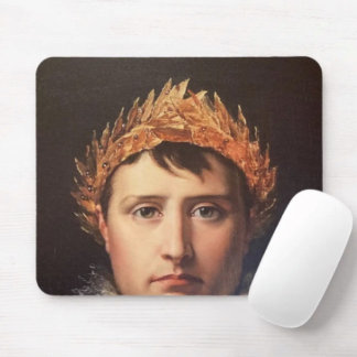 Napoleon Laurel-Wreath Crowned Hero Mouse Pad