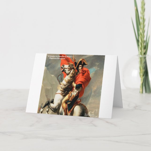 Napoleon & "Leader" Quote Card (Front)