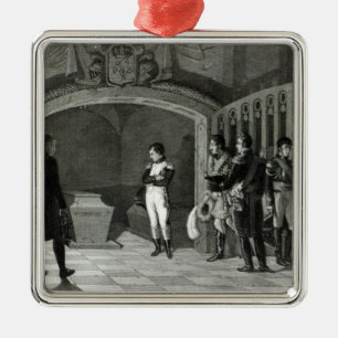 Napoleon Meditating before the Tomb Metal Ornament