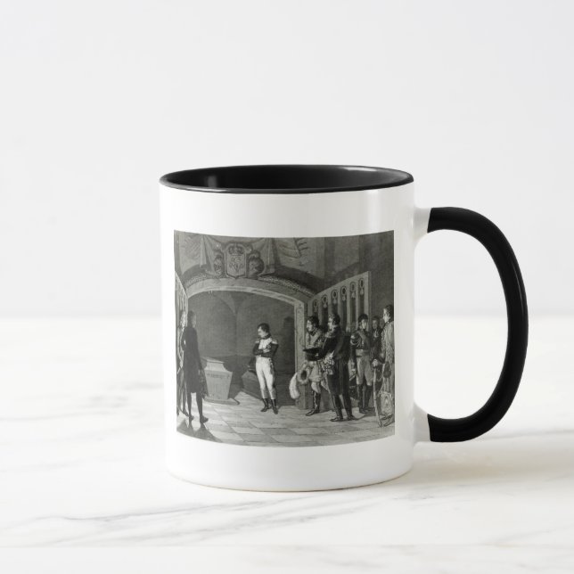 Napoleon Meditating before the Tomb Mug (Right)