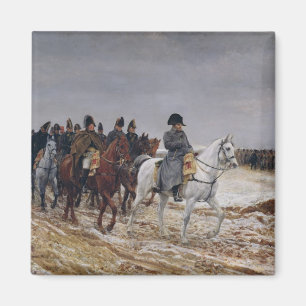 Napoleon on Campaign in 1814, 1864 Magnet