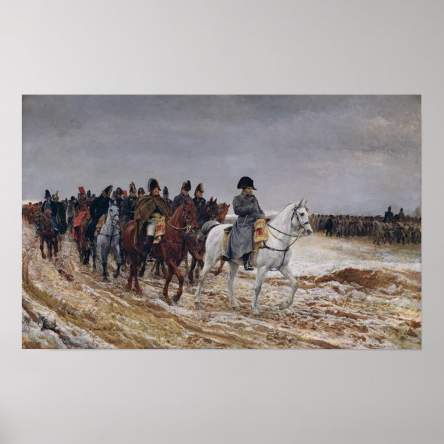 Napoleon  on Campaign in 1814, 1864 Poster (Front)