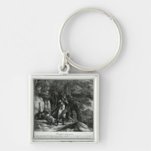 Napoleon on sentry duty key ring