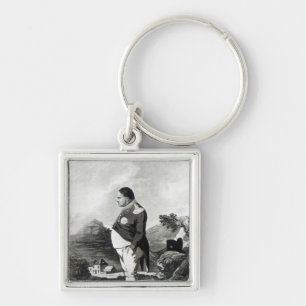 Napoleon on the island of St. Helena, 1820 Key Ring