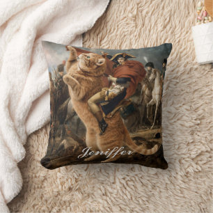 Napoleon Riding Giant Battle Cat Cushion