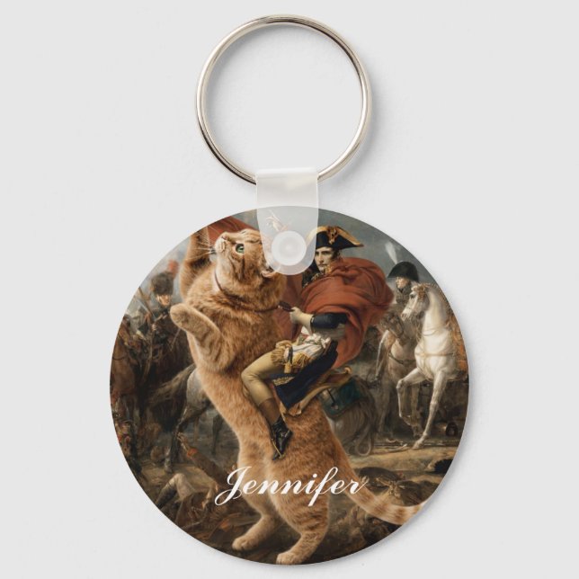 Napoleon Riding Giant Battle Cat                   Key Ring (Front)