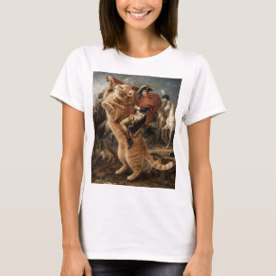 Napoleon Riding Giant Battle Cat                   T-Shirt