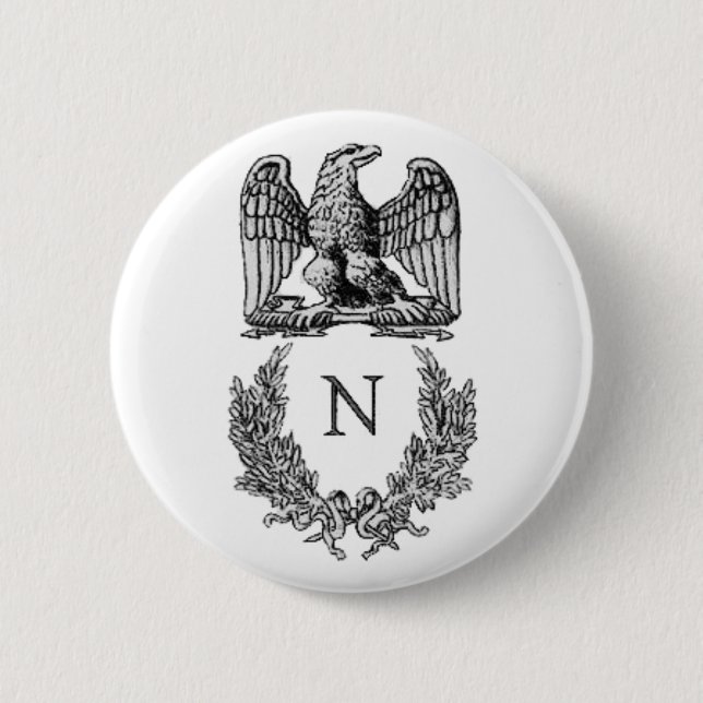 Napoleon Symbol 6 Cm Round Badge (Front)