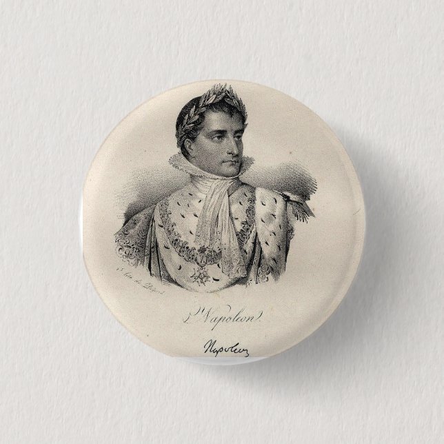 Napoleon the Large one 3 Cm Round Badge (Front)