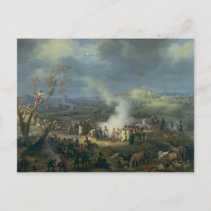 Napoleon Visiting a Bivouac Postcard