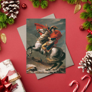 Napoleon with Horse, Battle of St. Bernard Pass Acrylic Invitations