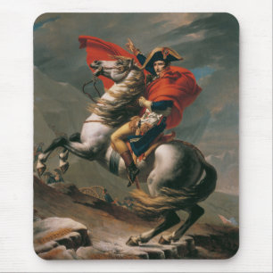 Napoleon with Horse, Battle of St. Bernard Pass Mouse Pad