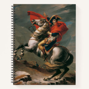 Napoleon with Horse, Battle of St. Bernard Pass Notebook