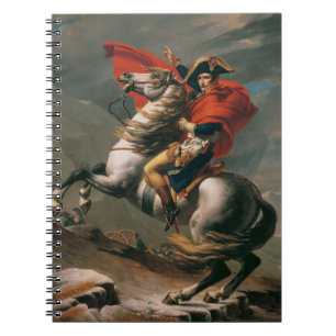 Napoleon with Horse, Battle of St. Bernard Pass Notebook