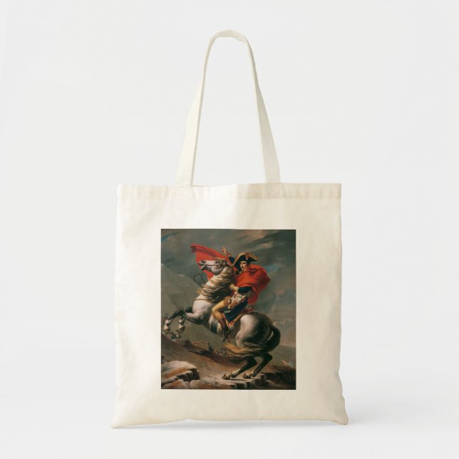 Napoleon with Horse, Battle of St. Bernard Pass Tote Bag (Front)